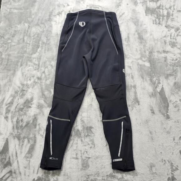 Pearl Izumi Pants Womens M Black Fleece Lined Cycling Softshell Zip Hem Winter - Picture 4 of 15